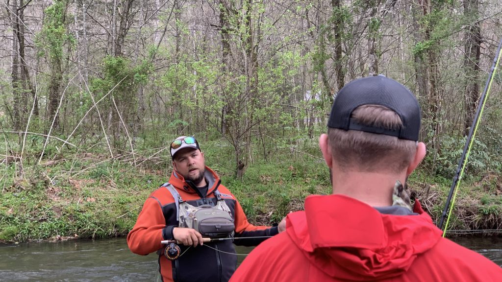 fly fishing with Paul Bourcq