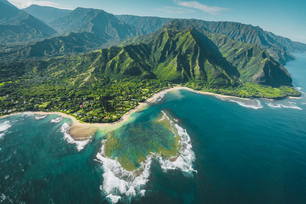 kauai napali coast line