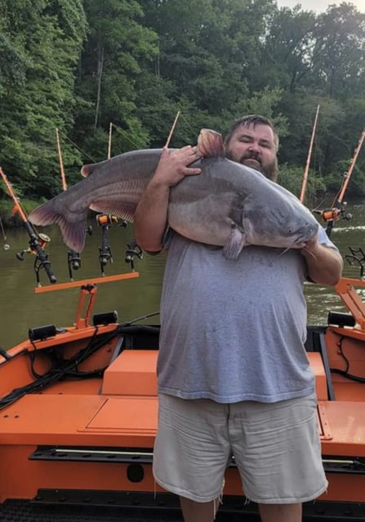 Rocky Baker NC state record catfish