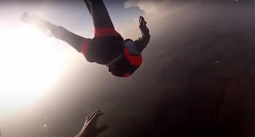 skydiver rescue