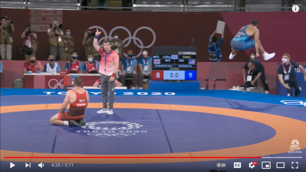 gable stevenson wrestling olympics gold medal