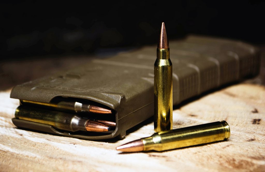 223 ammunition in polymer magazine