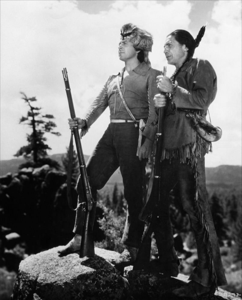 still from black and white daniel boone movie from 1936