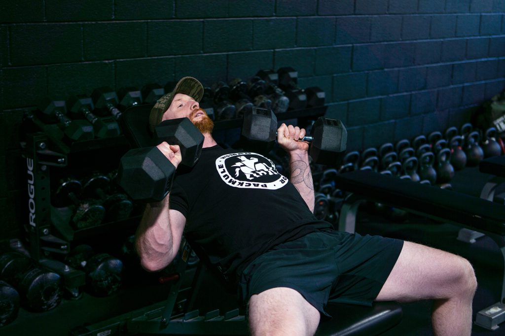 incline dumbbell press upper body strength