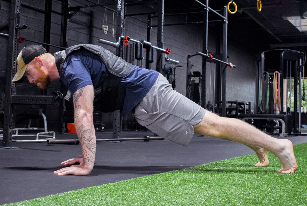 loaded pushup upper body strength