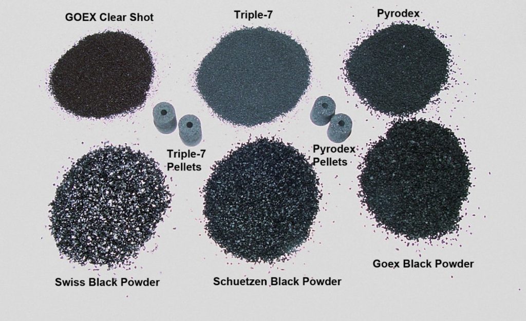 black powder types and alternatives triple-7 pyrodex