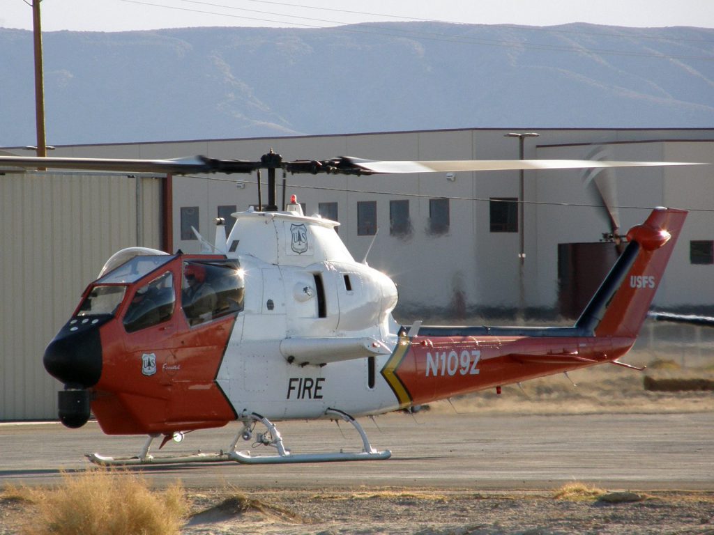 USFS cobra attack helicopter