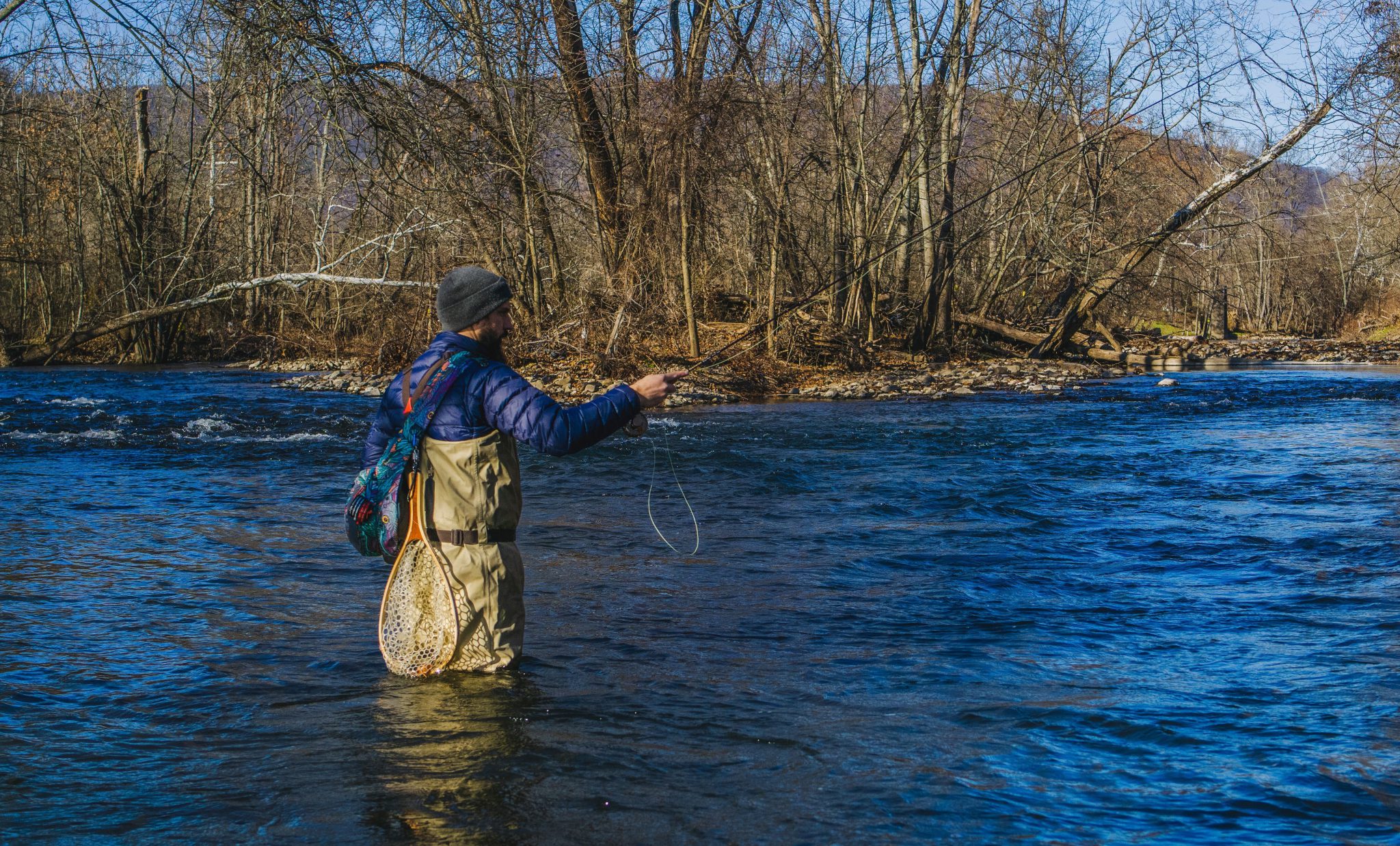 winter trout fishing