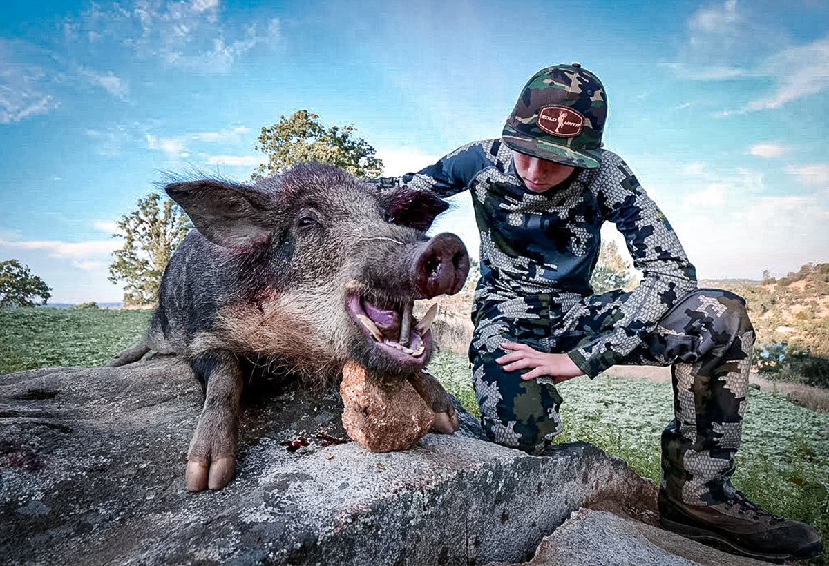 youth wild pig hunting
